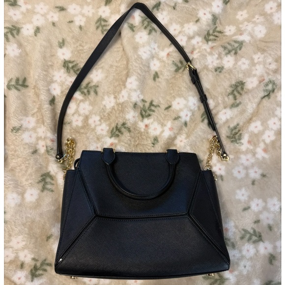 Michael Kors Black Satchel with Gold Accents - Picture 2 of 6